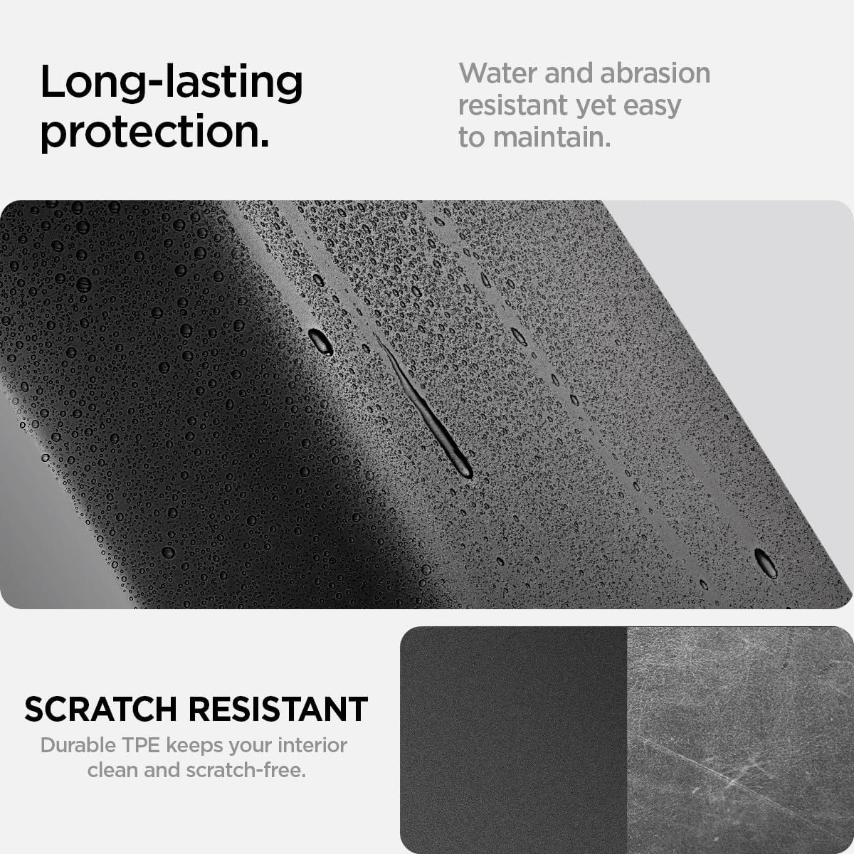 Spigen Center Console Armrest Cover for Tesla Model Y Juniper (Standard, Premium & Performance 2026/2025) and Model 3 Highland (Standard, Premium & Performance 2026/25/24) - Black