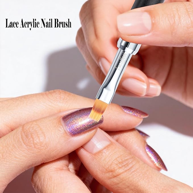 Lace Acrylic Nail Brush-Ultra Fine Detail Tool for Professional Lace & Net Designs