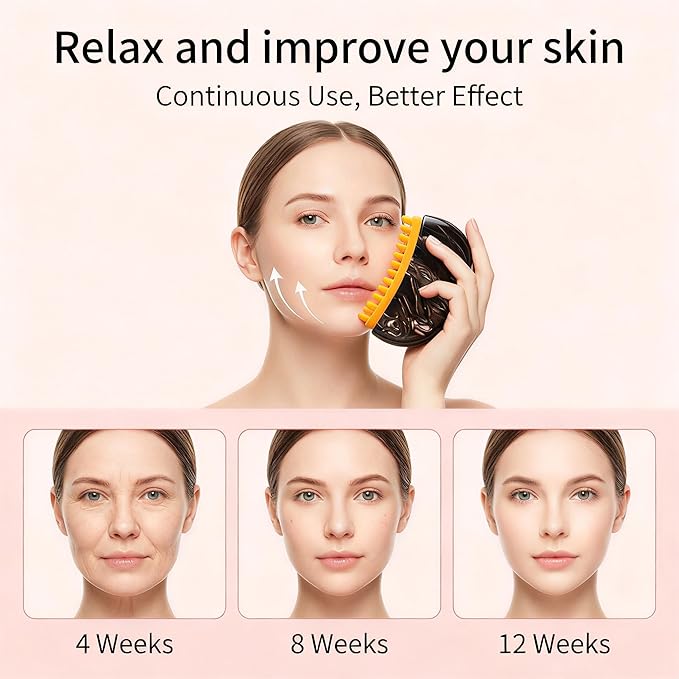 Lymphatic Contour Face Brush, Lymphatic Drainage Brush,Gua Sha Facial Tools for Lymphatic Drainage,Silicone Soft Head Dry Brush and Wet Brush Use