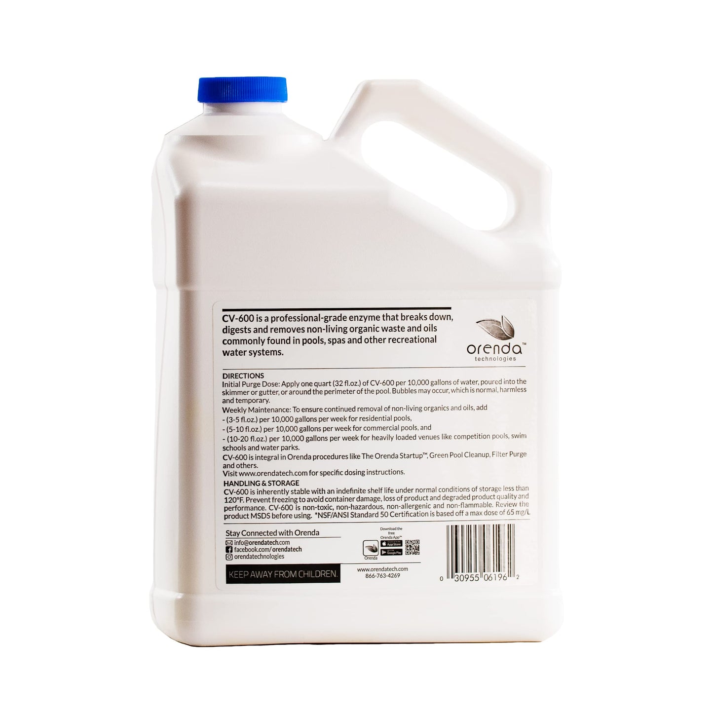 1 GAL ORENDA CV600 Enzyme ORE-50-134, AMBER