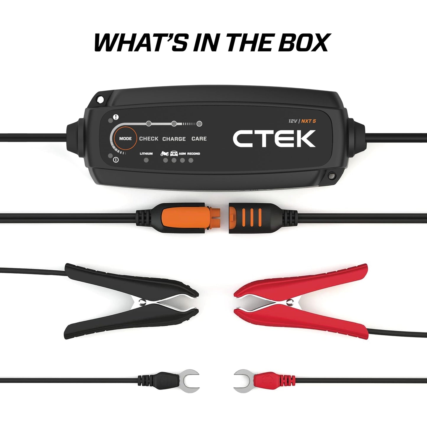 CTEK 40-658 NXT 5 Fully Automatic 4.3 amp Battery Charger and Maintainer 12V