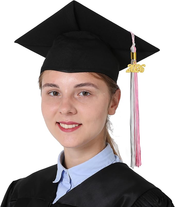 GraduationMall Single&Multiple Color Graduation Tassel with 2026 Year Charm 9"