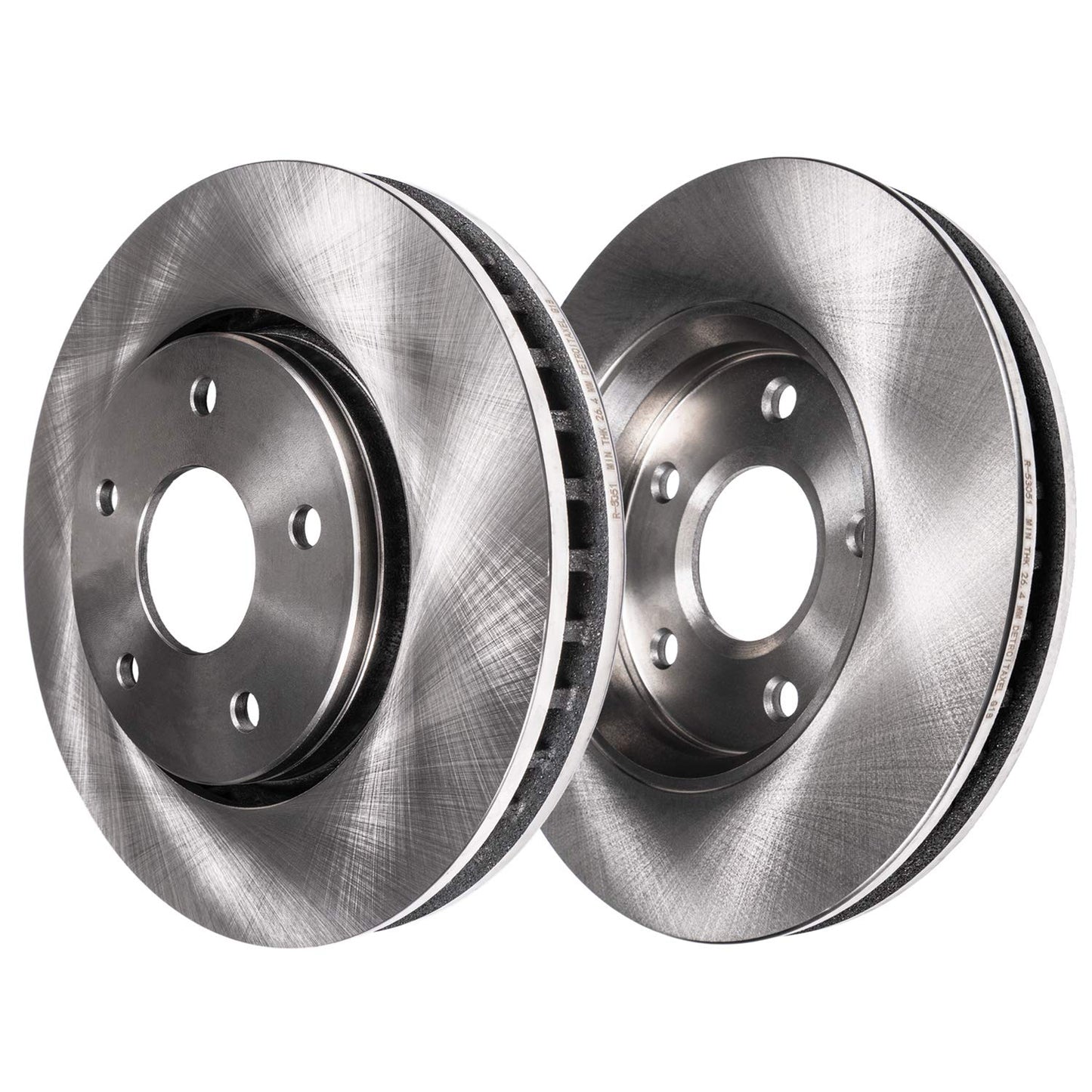 Detroit Axle - Front Brake Kit for Chevrolet Malibu Malibu Pontiac Grand Am Olds Alero Cutlass, Disc Brake Rotors Ceramic Brakes Pads Replacement [10.94" inch Rotors]