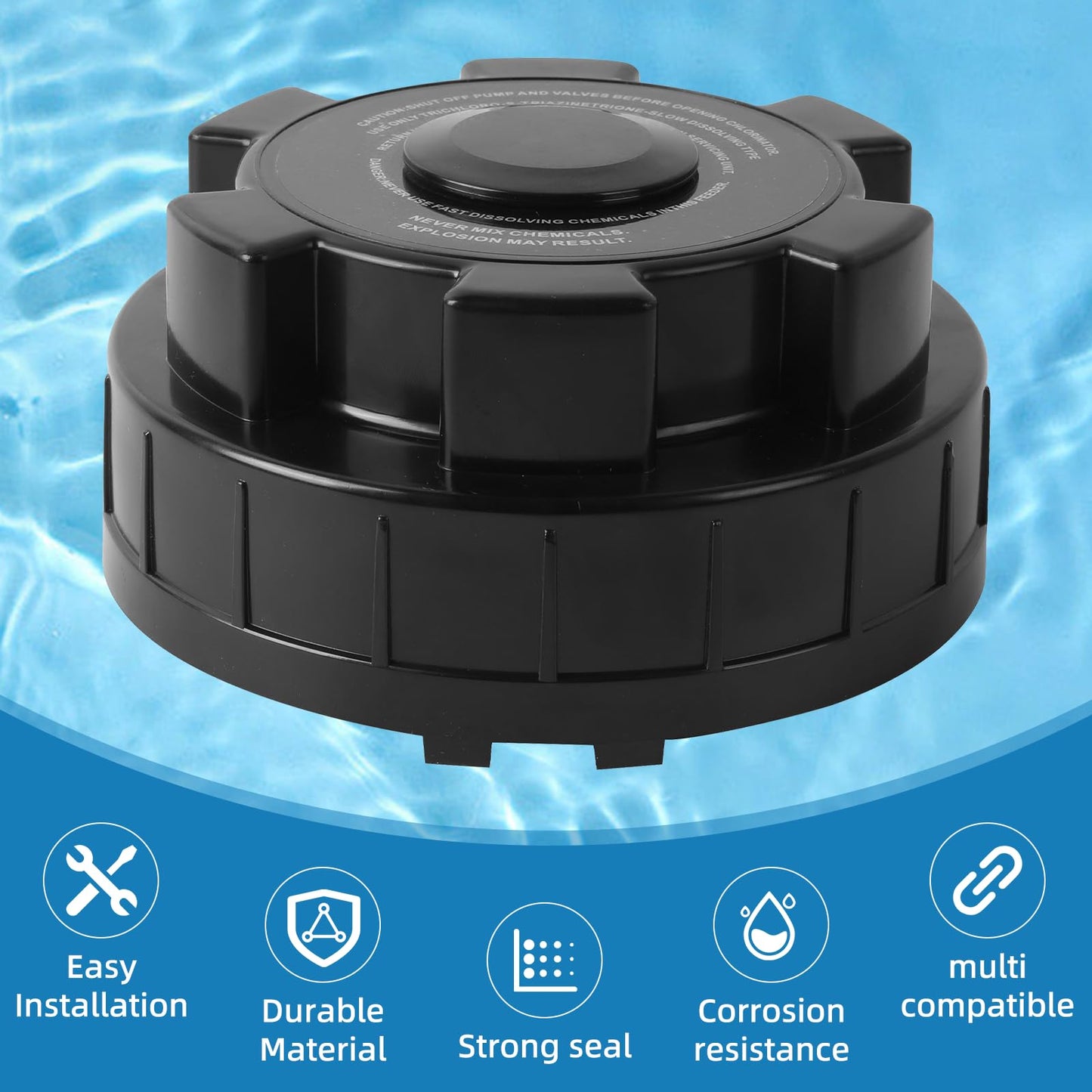 AR-PRO Replacement Chlorinator Lid Cover for CL200, CL220 - Compatible with Hayward Pool Automatic Chlorinator Parts - Made of Durable ABS Material