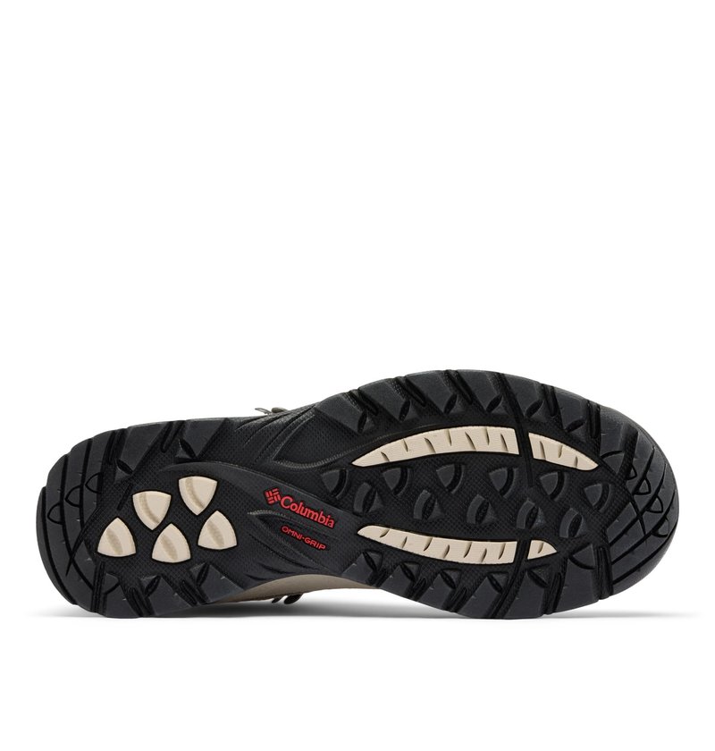 Columbia Women's Newton Ridge Plus Waterproof Amped, Cloud Grey/Poppy Red, 12