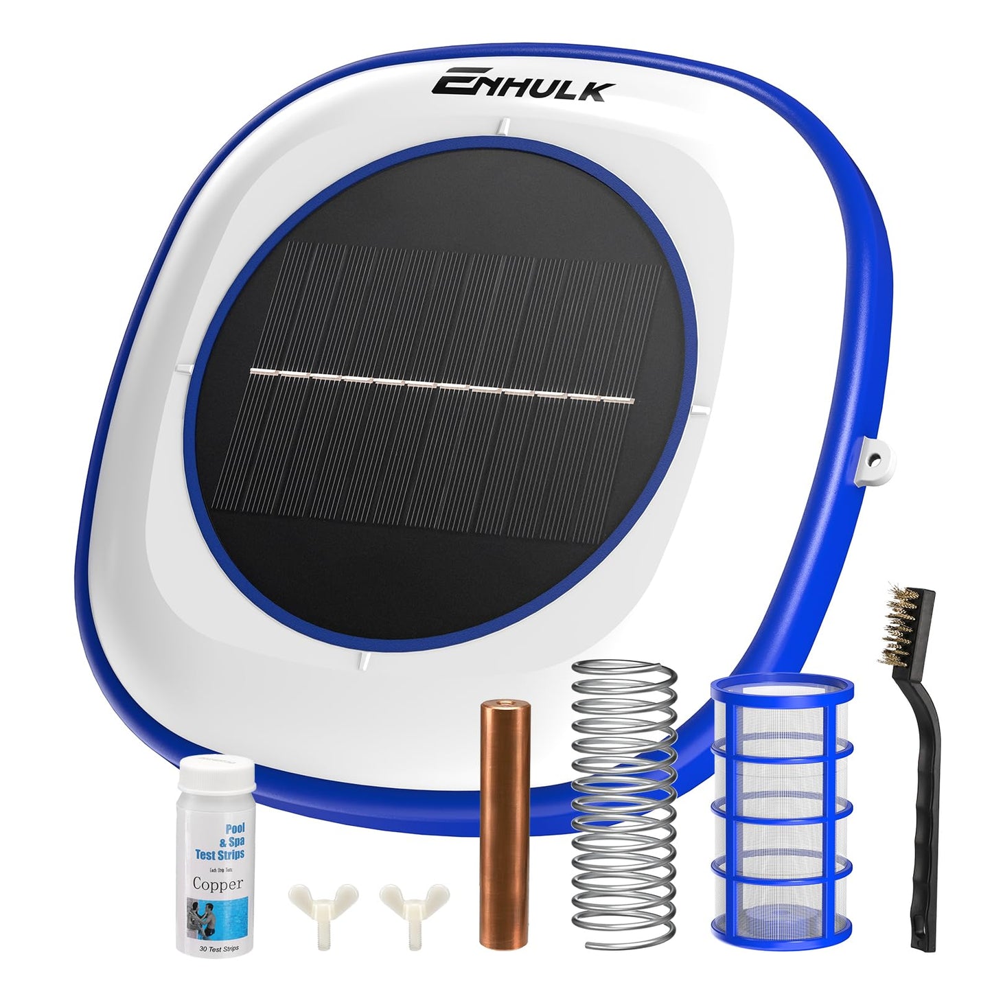 Enhulk PI25 Solar Pool Ionizer, Floating Copper Ionizer for Pool - Cleans Pools Up to 40,000 Gallons, Ideal for Above Ground, In-Ground Pools, Spas, and Hot Tubs