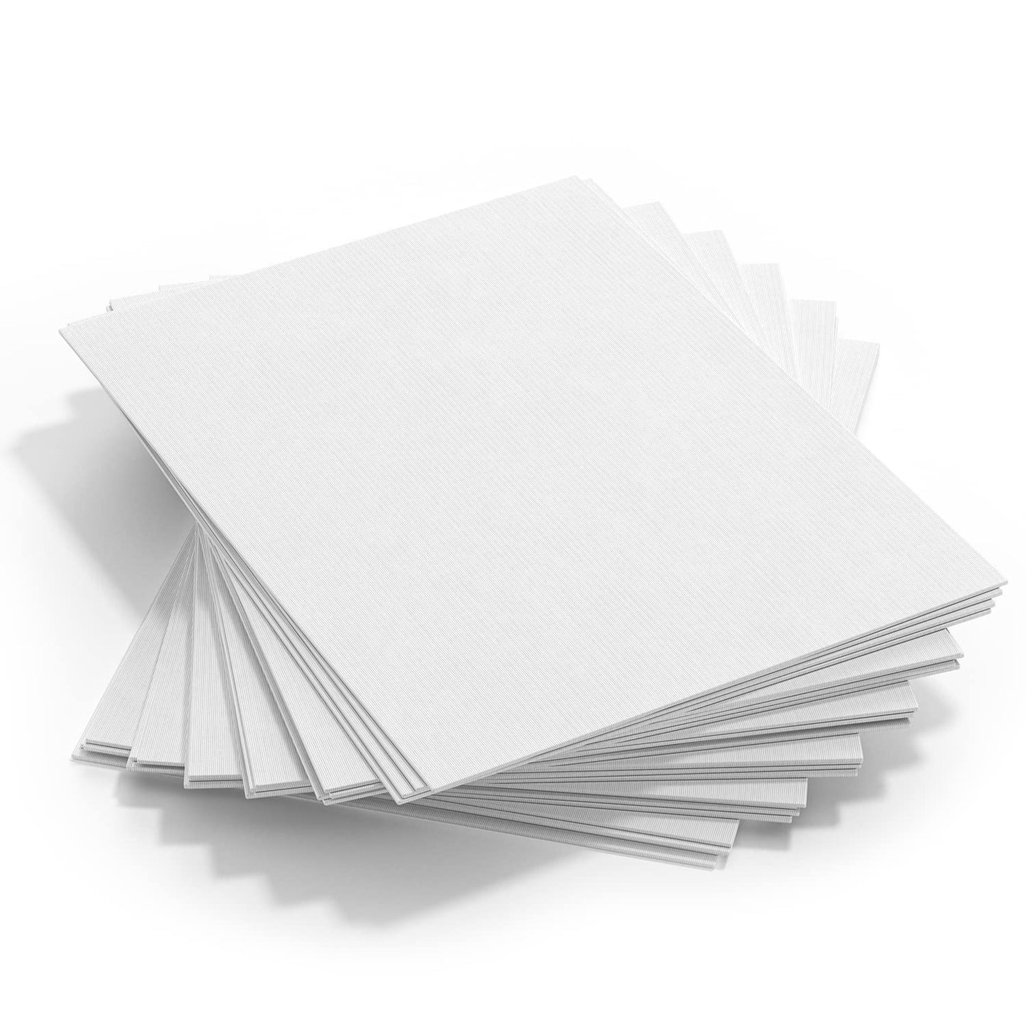 GOTIDEAL Canvases for Painting, 6x8 inch of 24, Professional Primed White Blank Flat Canvas Panels- 100% Cotton Artist Canvas Boards for Acrylics Painting, Oil Watercolor Tempera