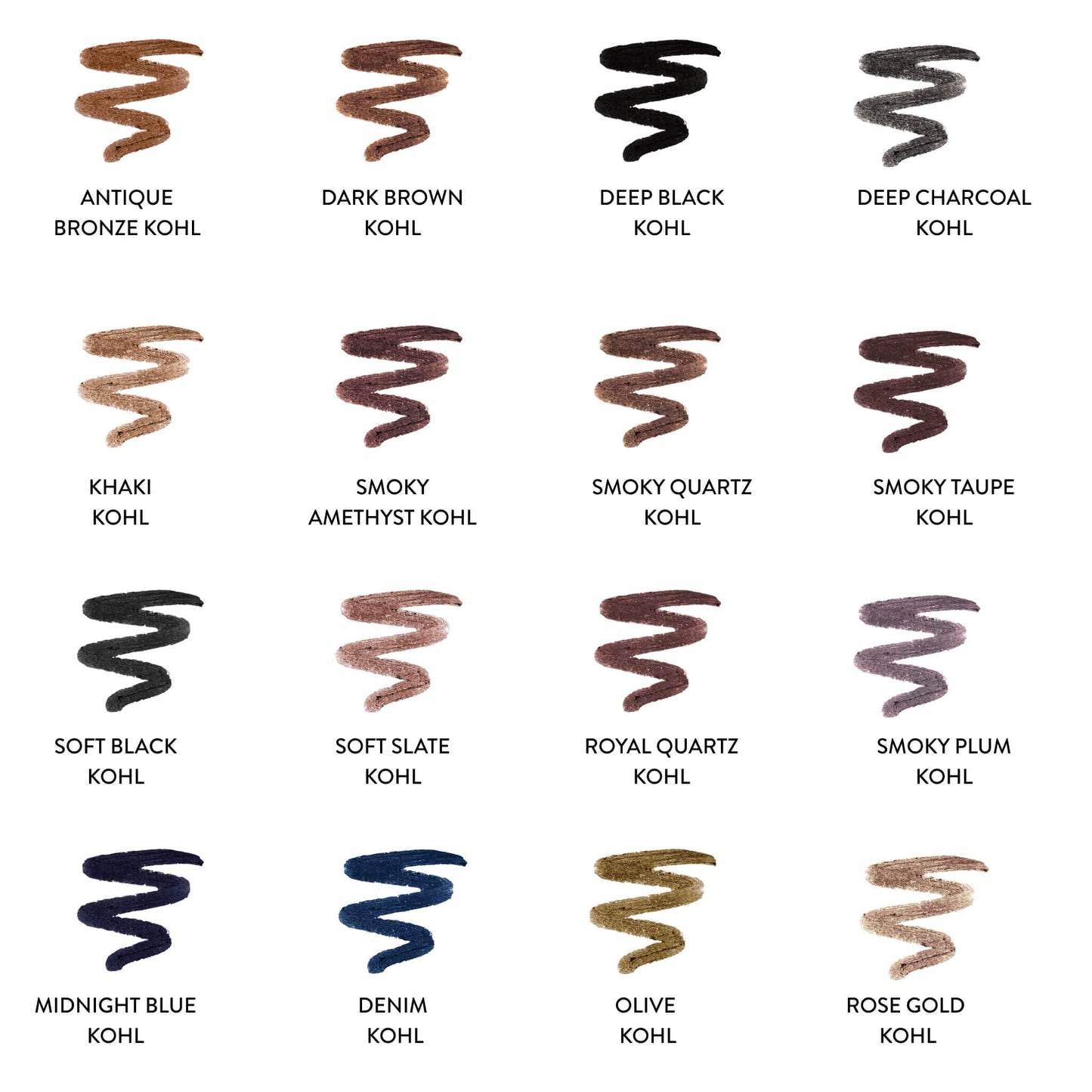 LAURA GELLER NEW YORK Kajal Longwear Kohl Eyeliner Pencil - Midnight Blue Kohl - Caffeine and Vitamin E - Smooth & Blendable Liner - Built-In Sharpener