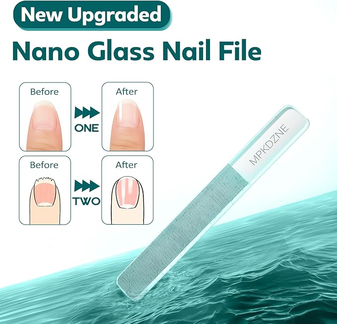 Pro 5-in-1 Nail Clippers Set for Men & Women. Ultra Sharp Stainless Steel Manicure Kit w/Angled Trimmer in Luxury Leather Case. Travel & Home Use