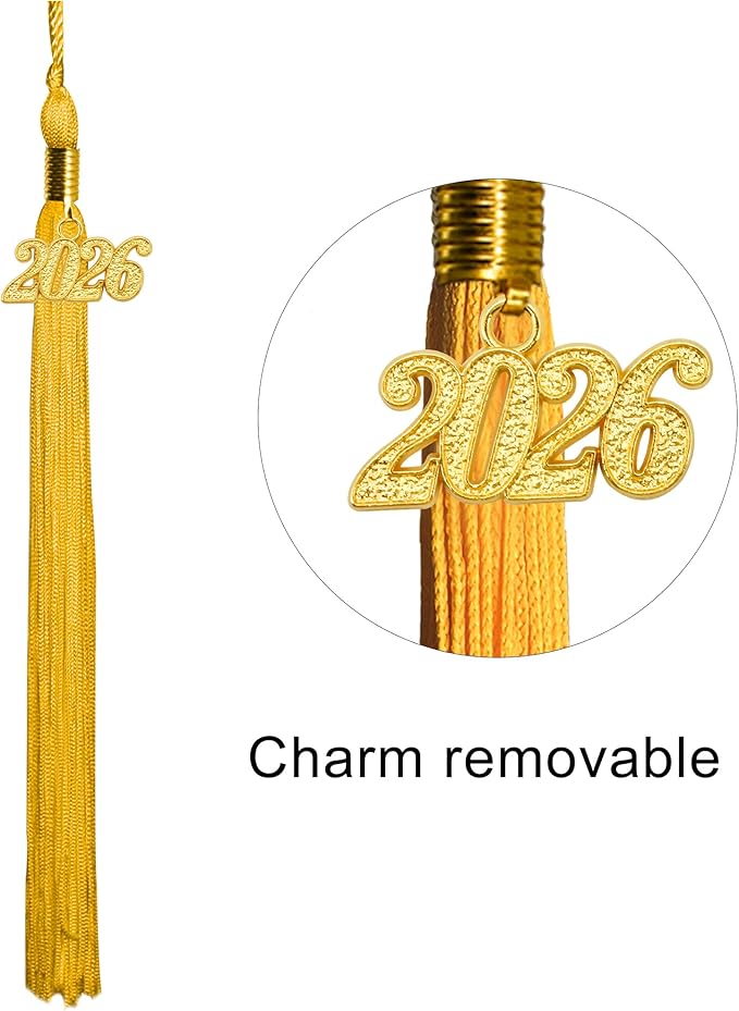 GraduationMall Matte Kindergarten & Preschool Graduation Cap for Kids with 2026 Tassel Black