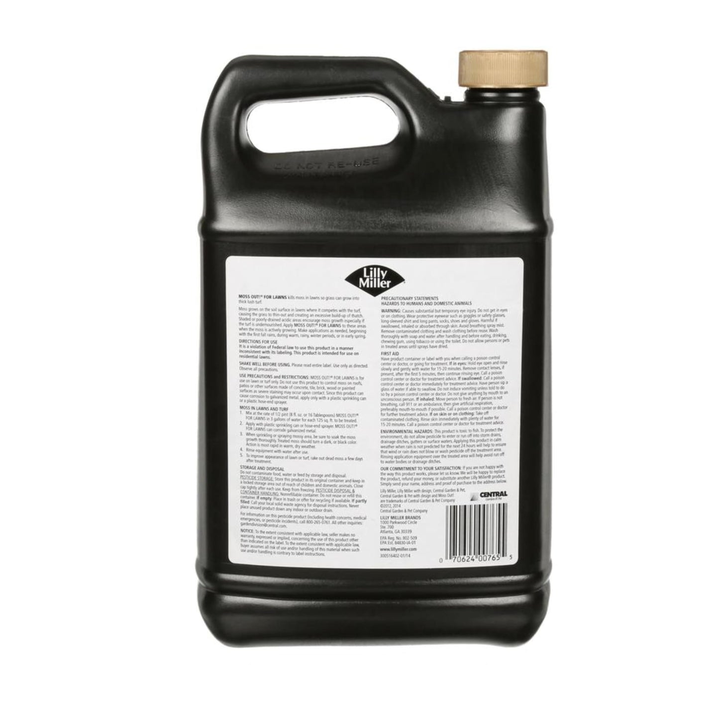Lilly Miller Moss Out For Lawns Concentrate 1 Gallon- 10009156, Neutral