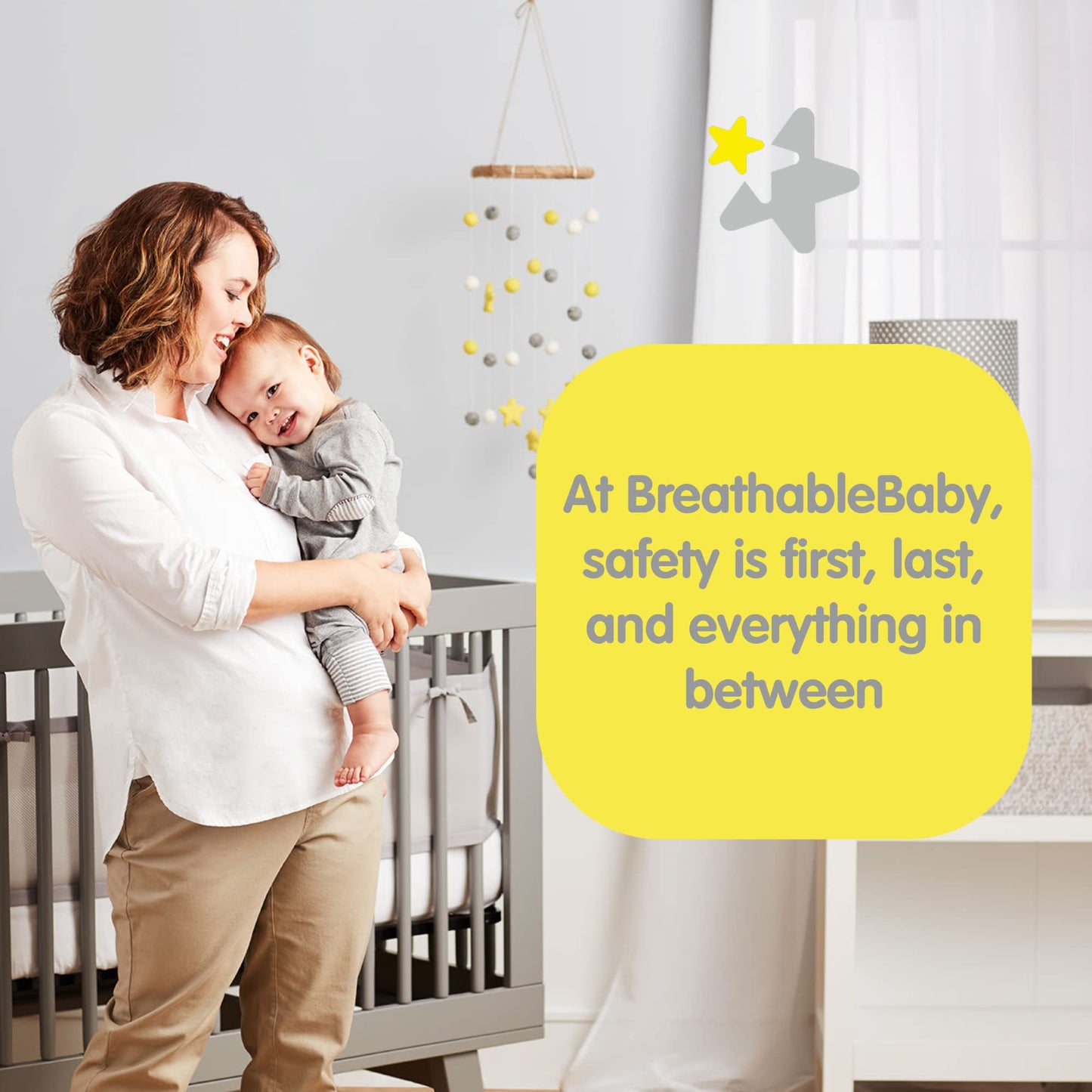 BreathableBaby Breathable Mesh Liner for Full-Size Cribs, Classic 3mm Mesh, Blue Green Aqua (Size 4FS Covers 3 or 4 Sides)
