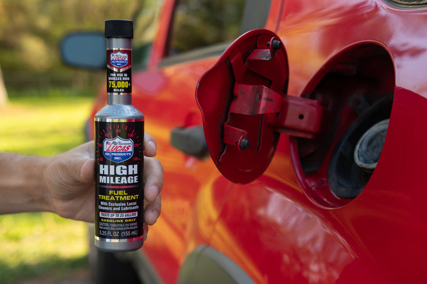 Lucas Oil High Mileage Fuel Treatment, 5.25 oz., 24 Pack