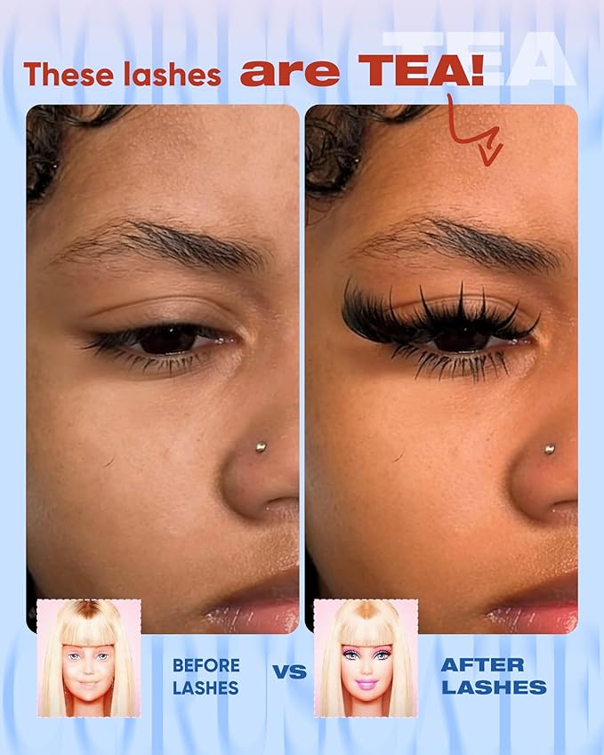 CORUSCATE Wispy Lash Clusters with Spikes Lashes Clusters Manga Cluster Eyelash Extensions Fairy Eyelash Cluster Anime Lash Extension Mink Strip Lashes Spikes Salon Finish Eyelashes Individual