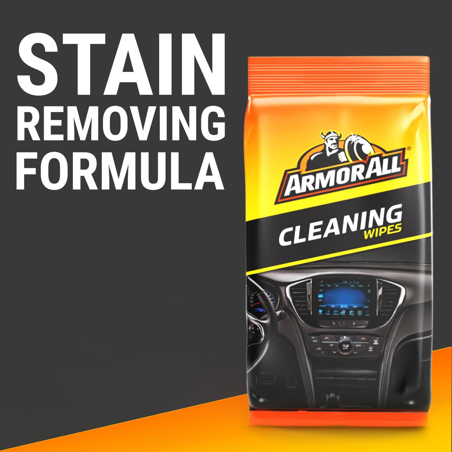 Armor All Car Interior Cleaner Wipes, Interior Cleaning Wipes for Cars, Trucks, Motorcycles, 60 Each (Pack of 3)