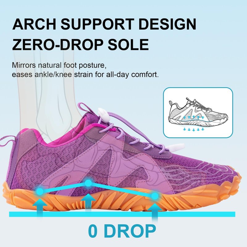 ELETON Barefoot Shoes Women Men Footwear, Wide Toe Box Hiking Zero Drop Non-Slip Quick-Dry River Boat Pool Beach Water Shoes, Lightweight Swimming Running Walking Sneakers Unisex