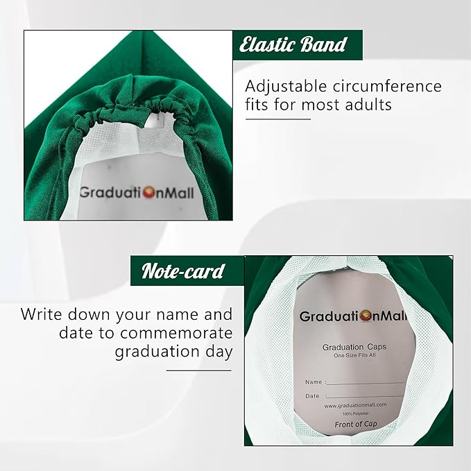 GraduationMall Matte Graduation Cap with 2026 Tassel for High School & Bachelor