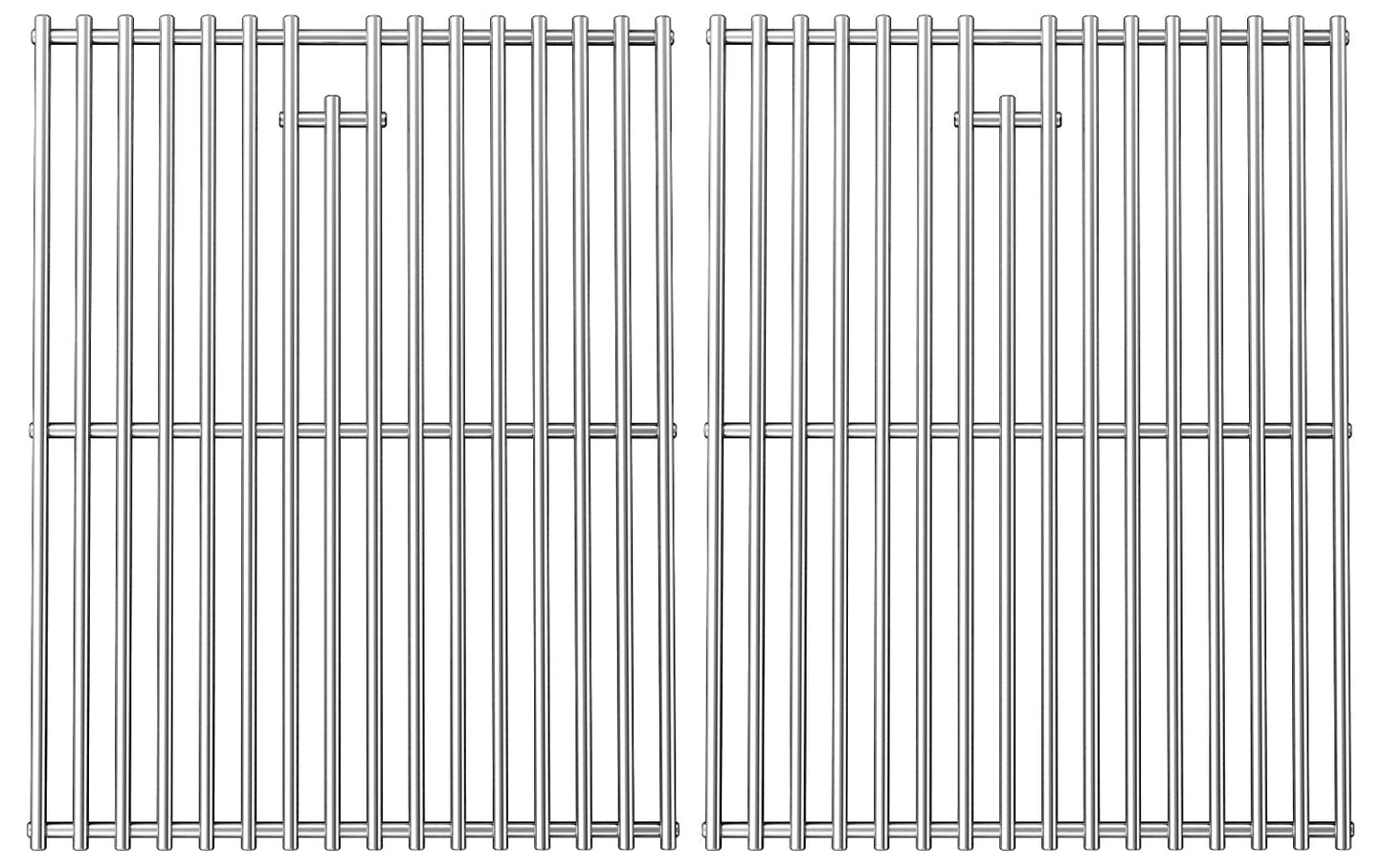 17 Inches Cooking Grates for Home Depot Nexgrill 720-0830H 720-0830D 720-0783E 720-0783C for Nexgrill Replacement Parts 4 Burner Gas Grill Grates Stainless Steel 2 Pack for 5 Burner