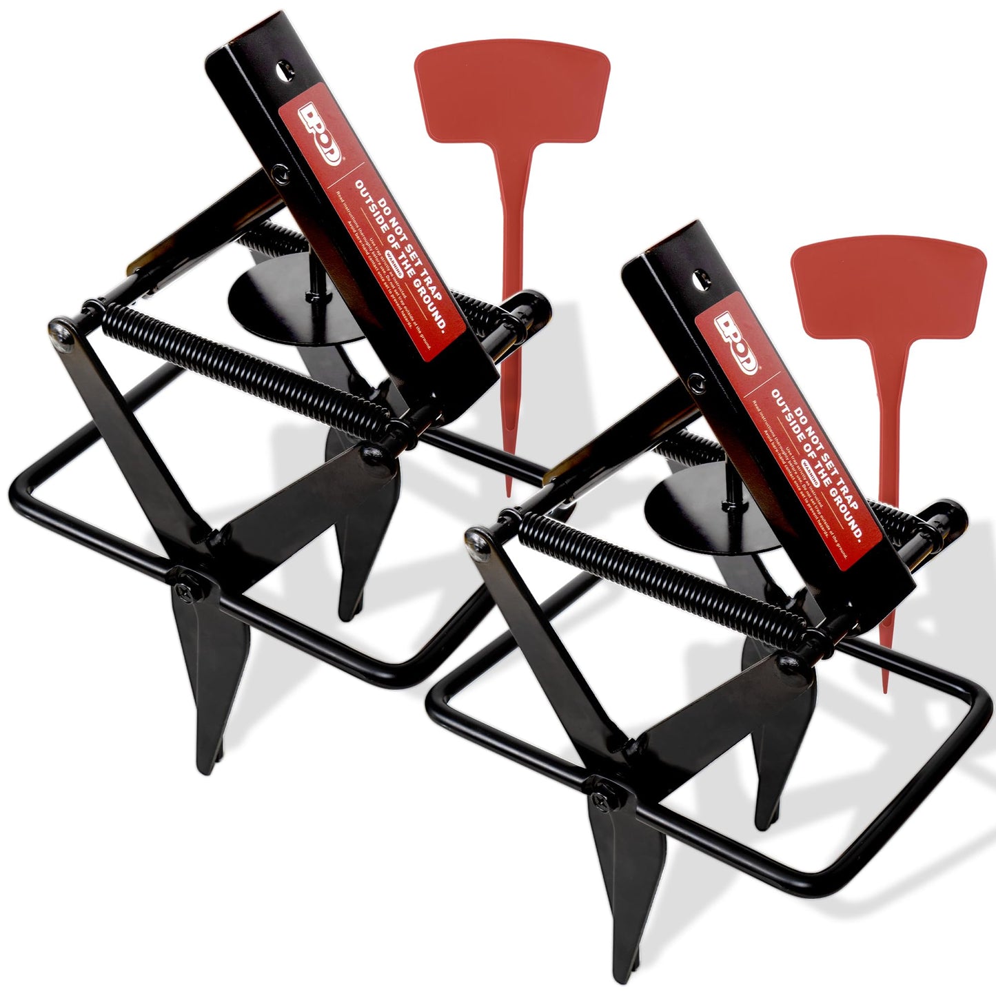 Mole Traps 2 Pack, Scissor Mole Trap that Kill Bestï¼Mole Traps for Lawns Groundï¼Easy Step Mole Trapï¼Black Coated