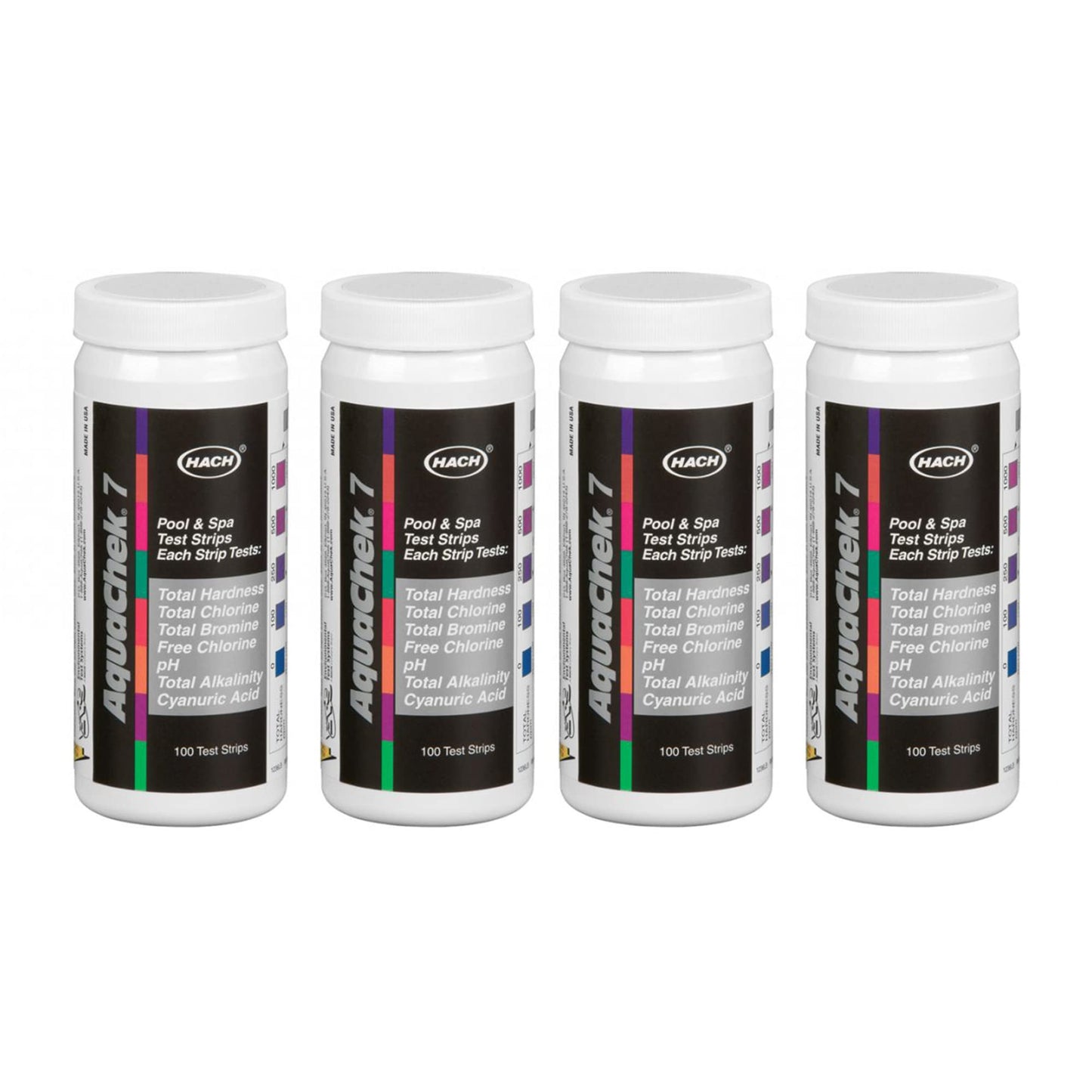 AquaChek 551236-04 Pro Silver Swimming Pool Test Strips, 4-Pack