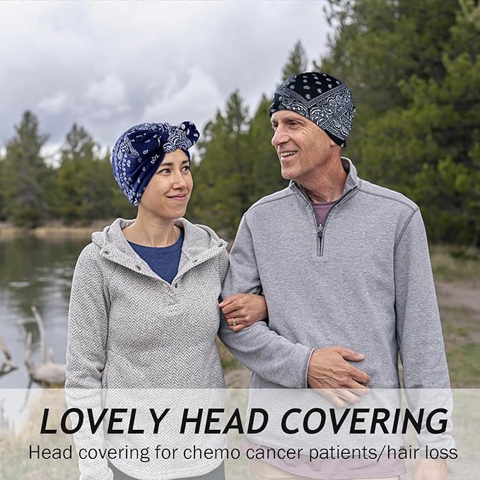 Ababalaya Satin Lined Beanies for Women Chemo Headwear Silky Lined Cotton Sleeping Cap