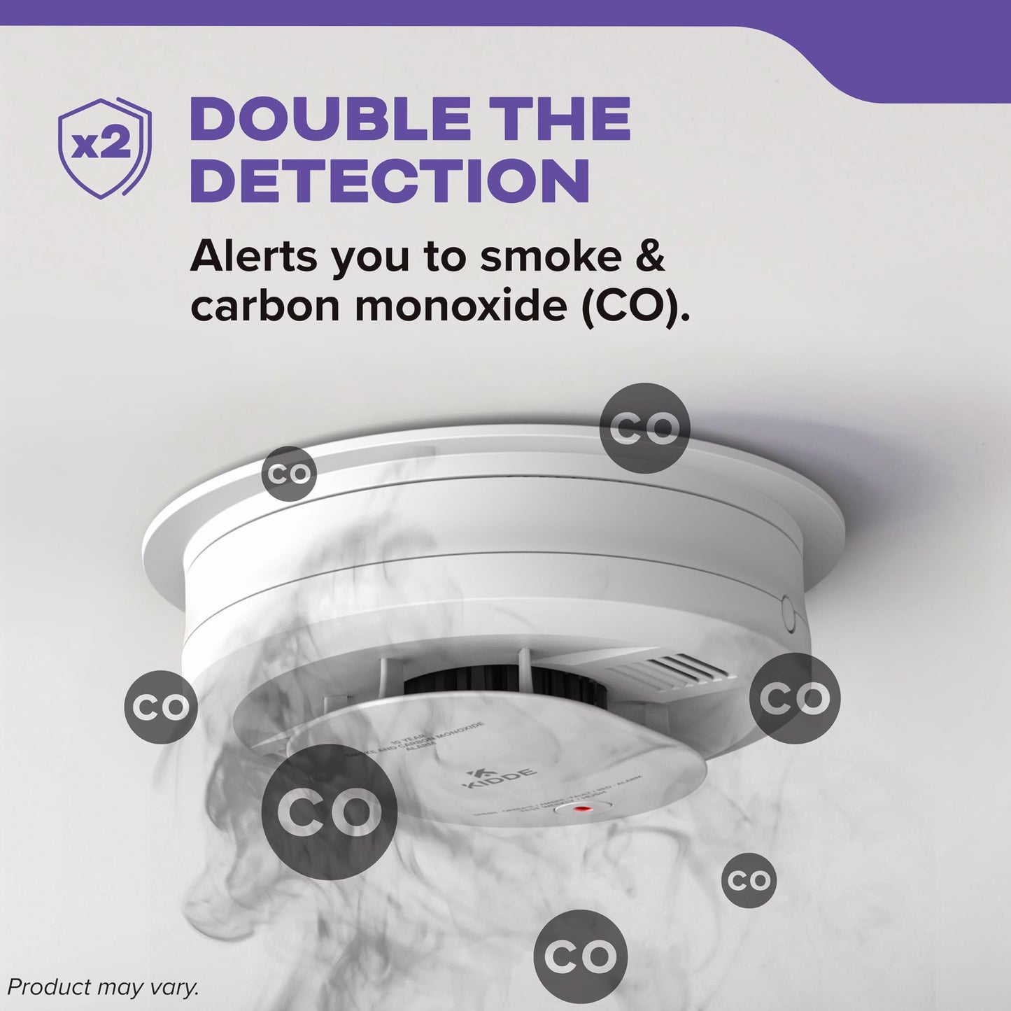 Kidde Hardwired Smoke & Carbon Monoxide Detector for Home, Interconnectable, AA Battery Backup, 3-Pack