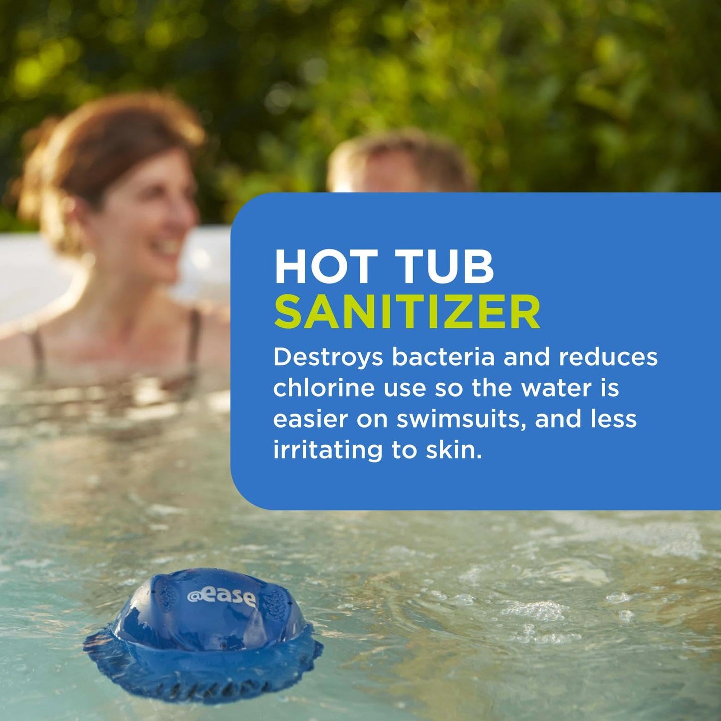 FROG @Ease Floating System for Hot Tubs - Quick & Easy Self-Regulating Hot Tub Sanitizer - Hot Tub Maintenance System with Sanitizing Minerals & SmartChlor Technology - Starter Bundle