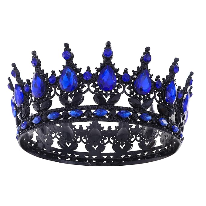 Queen Crown for Women Crystal Tiara for Women Rhinestone Wedding Headband for Bride Hair Accessories for Costume Birthday Party Prom Gifts
