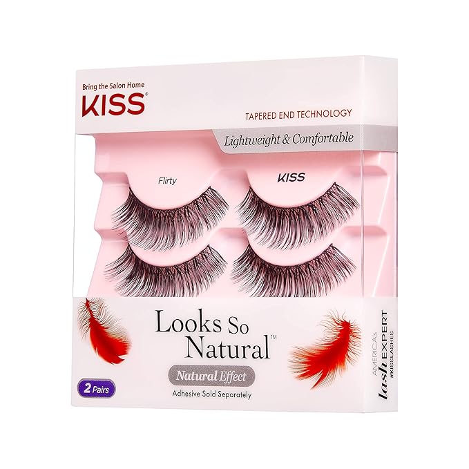 Kiss Looks So NaturaL Double Pack - Flir (Pack of 2)