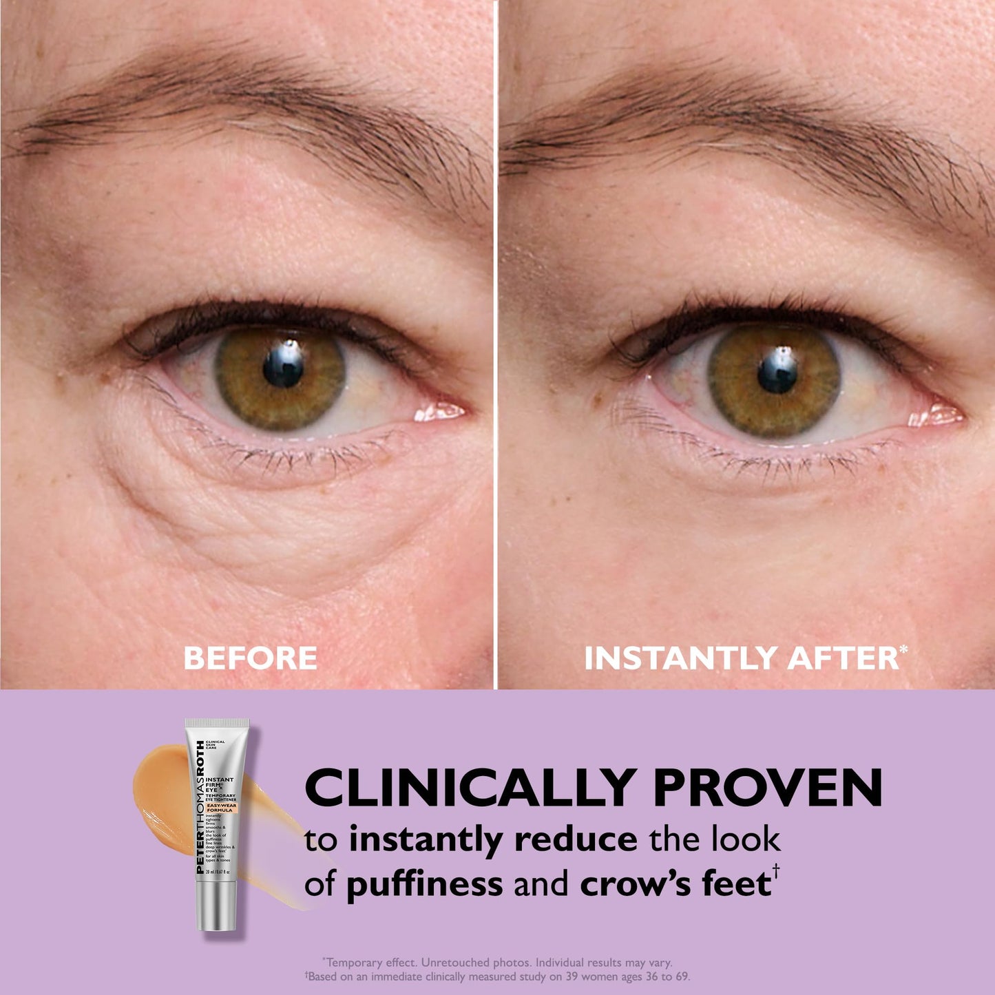 Peter Thomas Roth | Instant FIRMx® Eye Temporary Eye Tightener Easy-Wear Formula | For Firming Under-Eye Bags & Wrinkles