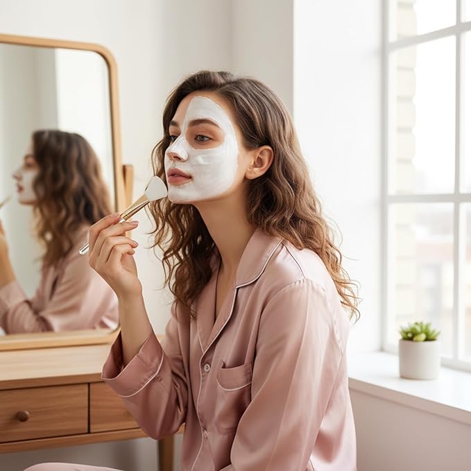 4 PCS Mask Brushes for Facials, Face Mask Brush Soft Silicone Masks Application Tool for Even Coverage Skincare Enhancer Hairless Applicator Tool for Mud, Clay, Charcoal