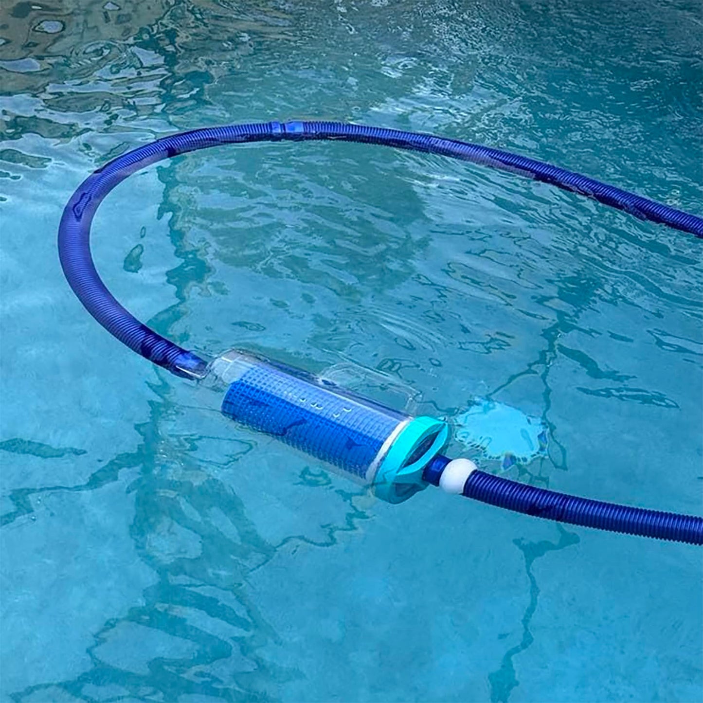 Wuples Pool Leaf Catcher,Large Inline Pool Leaf Canister for Pool Vacuum with 6 Skimmer Socks & Basket,Compatible with Hayward Pentair Pool Cleaners,Inground Pool Leaf Trap Debris Catcher Replacement