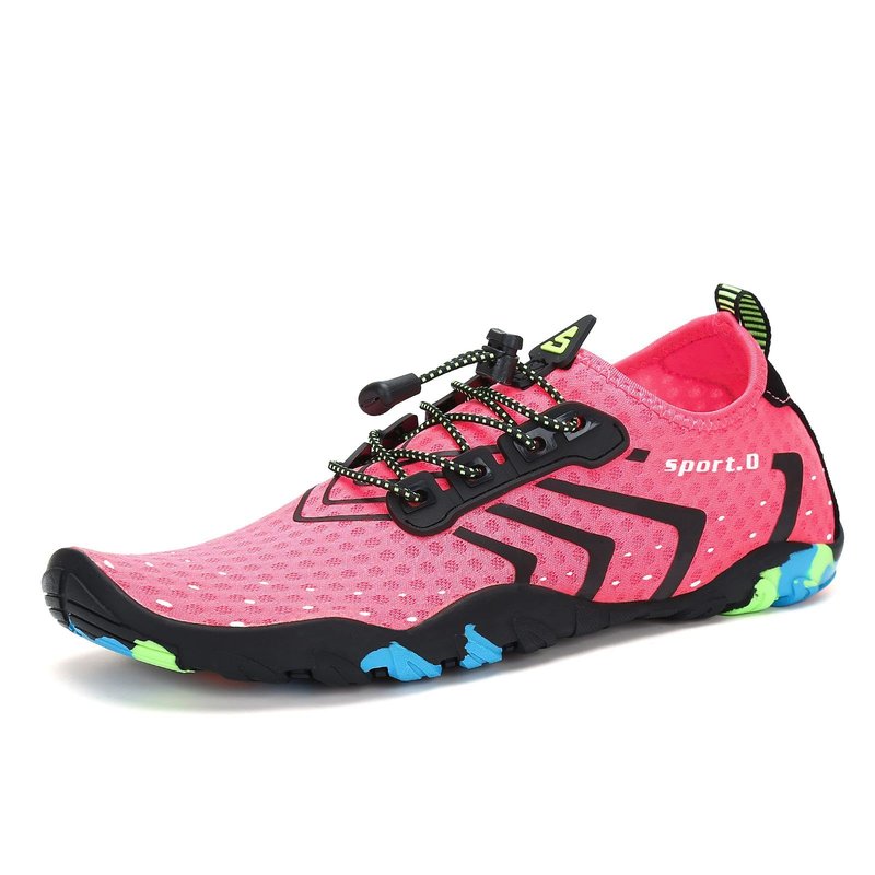 SAGUARO Water Shoes Women – Swim Shoes, Quick-Dry Barefoot Aqua Socks for Beach, Pool, Surfing and Outdoor Activities Pink 8.5