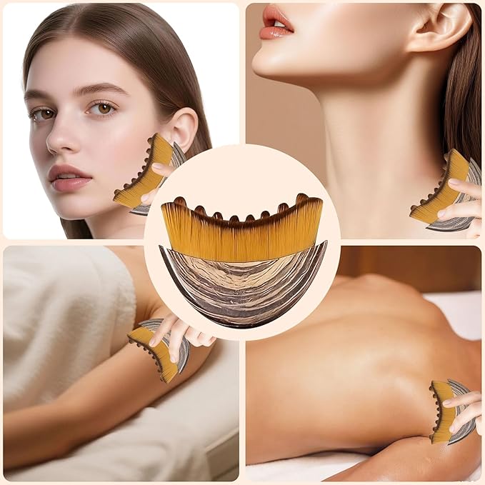 2026 New Lymphatic Contour Face Brush,Drainage Massager Facial Brush - Gentle Beauty Tool - Chin & Jawline Sculpting - for All Skin
