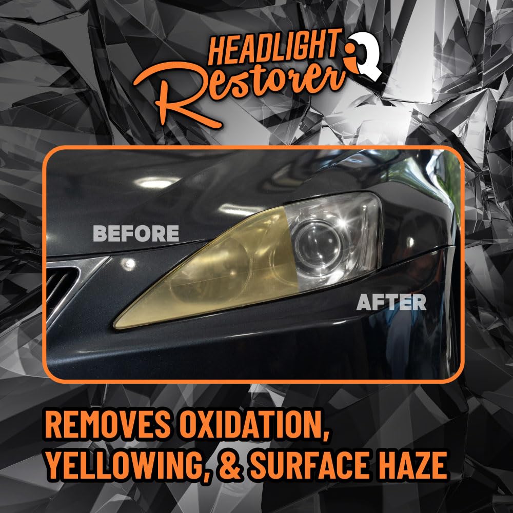 Chemical Guys Headlight Restore and Protect - Cleans, Restores Clarity, and Protects Headlights from Future Fading, Safe for Trucks, SUVs, Motorcycles, RVs & More - 16 oz