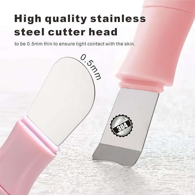 Silicone Face Scrubber Blackhead Remover Tool,Mask Applicator for Nourishing, Pore Deep Cleaning & Exfoliator -No-Slip Long Handle, Gentle Face Massage,Daily Skin Care Tool for Women & Men (Pink)
