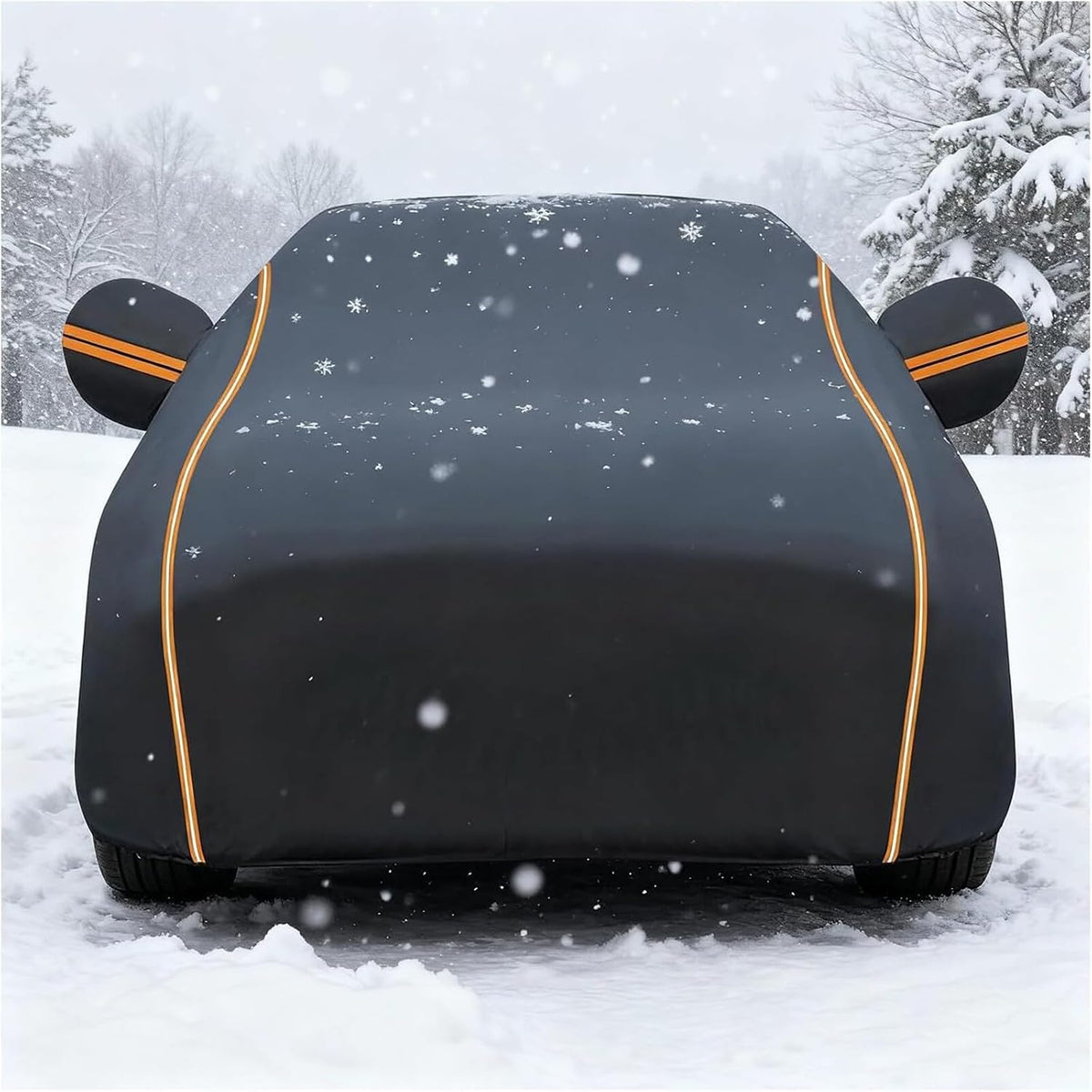 Waterproof Car Cover for Mercedes-Benz CLA180/CLA200/CLA220/CLA250, Full Car Covers with Door Zipper Outdoor Large Auto Cover Scratchproof Snow Rain UV Dust Resistant