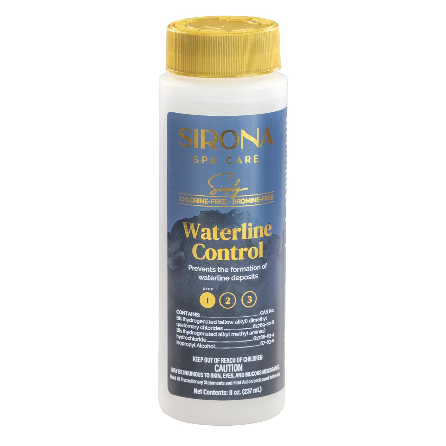 Sirona Spa Care Simply Waterline Control – Step 1 in The 3-Step Sirona Simply Chlorine-Free & Bromine-Free System for Spas & Hot Tubs, 32 fl oz (82106)
