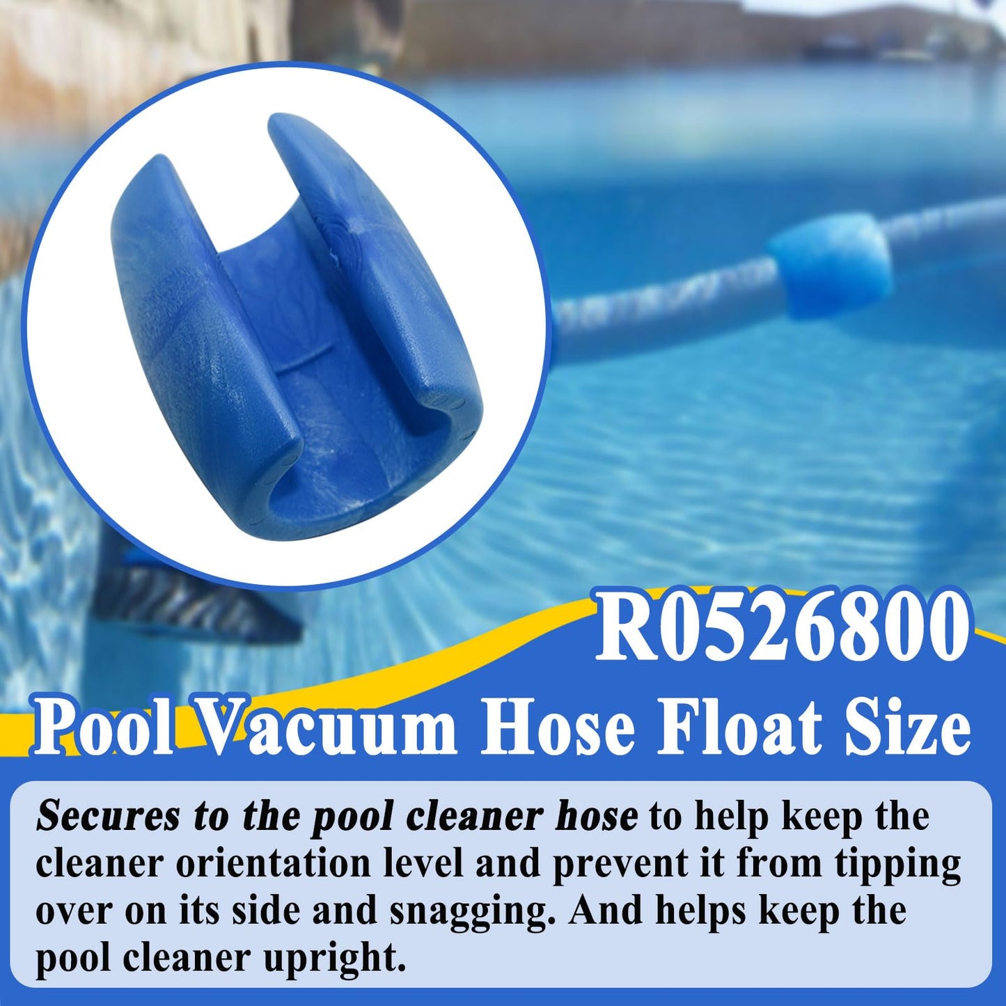 2Pcs R0526800 Hose Float Replacement for MX6/MX8 Cleaners, Helps Keep Pipe Upright