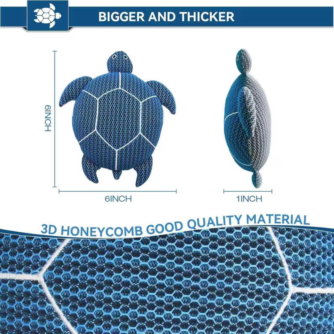 DONJOP 6 Inches Hot Tub Scum Absorber,Hot Tub Sponge for Scum Reusable Spa & Pool Cleaner Hot Tub Oil Absorbing Scum Absorber Keeps Water Clean,Eliminates Scum & Dirt,Blue,2 Pack