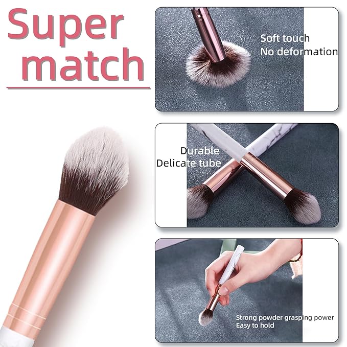 NewBang 16 Colors Blush Contour Highlighter Makeup Palette with Brush, Matte Mineral Face Blush Powder for Cheek, Bright Shimmer Illuminator Bronzer Professional Facial Beauty Makeup Blushes Set