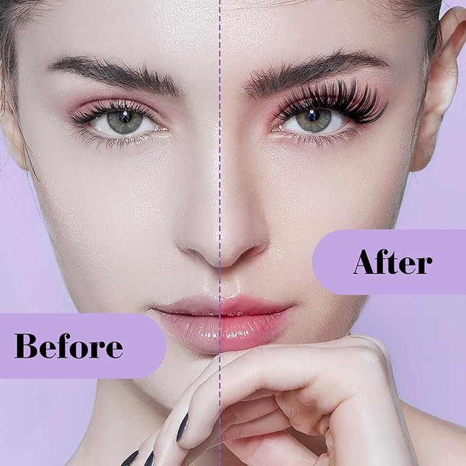 B&Qaugen Manga Lash Clusters DIY Individual Lashes 50D-D-11 300 PCS False Eyelash Cluster Manga Cluster 30D 40D 50D D Curl Eyelash Extensions at Home (50D-D-11)