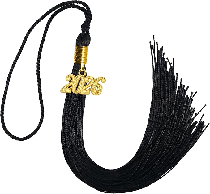 GraduationMall Single&Multiple Color Graduation Tassel with 2026 Year Charm 9"