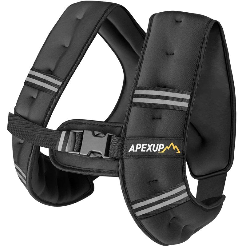 APEXUP 10lbs Weighted Vest Men Women, Weight Vest for Women Workout Equipment for Strength Training Running (Pastel Pink)