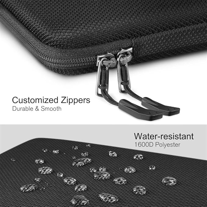 FINPAC Hard Laptop Sleeve Case for MacBook Neo A18 Pro,13 inch MacBook Air 2026 M5/M4/M3/M2/M1,14 inch MacBook Pro 2026 M5/M4/M3/M2 Pro/Max,Waterproof Case for Dell,Surface Laptop,HP,Acer,Black | Hard, M3 2024, A2918, A2992, A2779, A2442