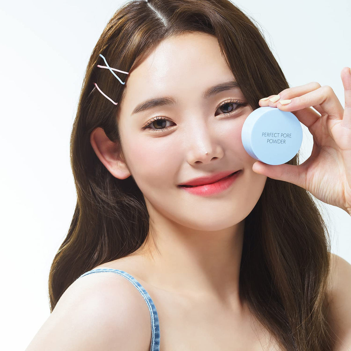THESAEM Saemmul Perfect Pore Powder - Oil & Sebum Control Long Lasting Silky Face, Skin Soothing & Purifying with Green Tea Water and Tea Tree Extract, 0.18oz. 2 Pack