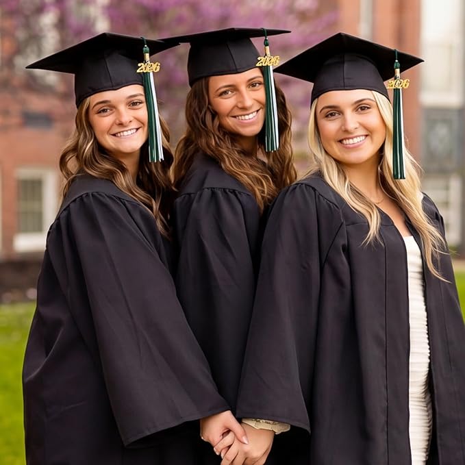 GraduationMall Single&Multiple Color Graduation Tassel with 2026 Year Charm 9"