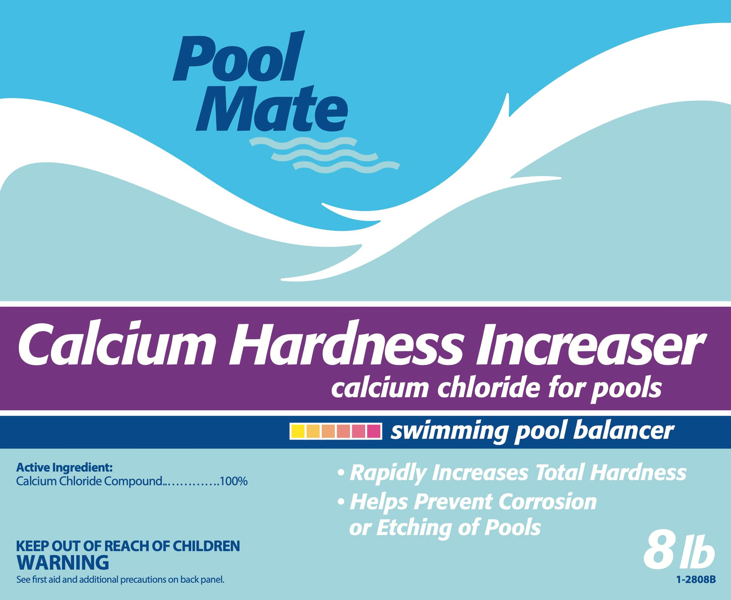 Pool Mate 8-Pounds Premium Calcium Hardness Increaser for Pools, 100% Calcium Chloride