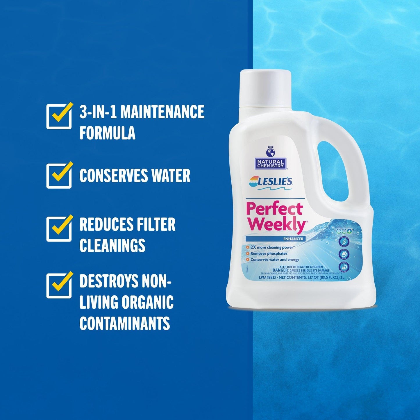 Leslie's Perfect Weekly Triple Action Phosphate Remover - 3 Liters