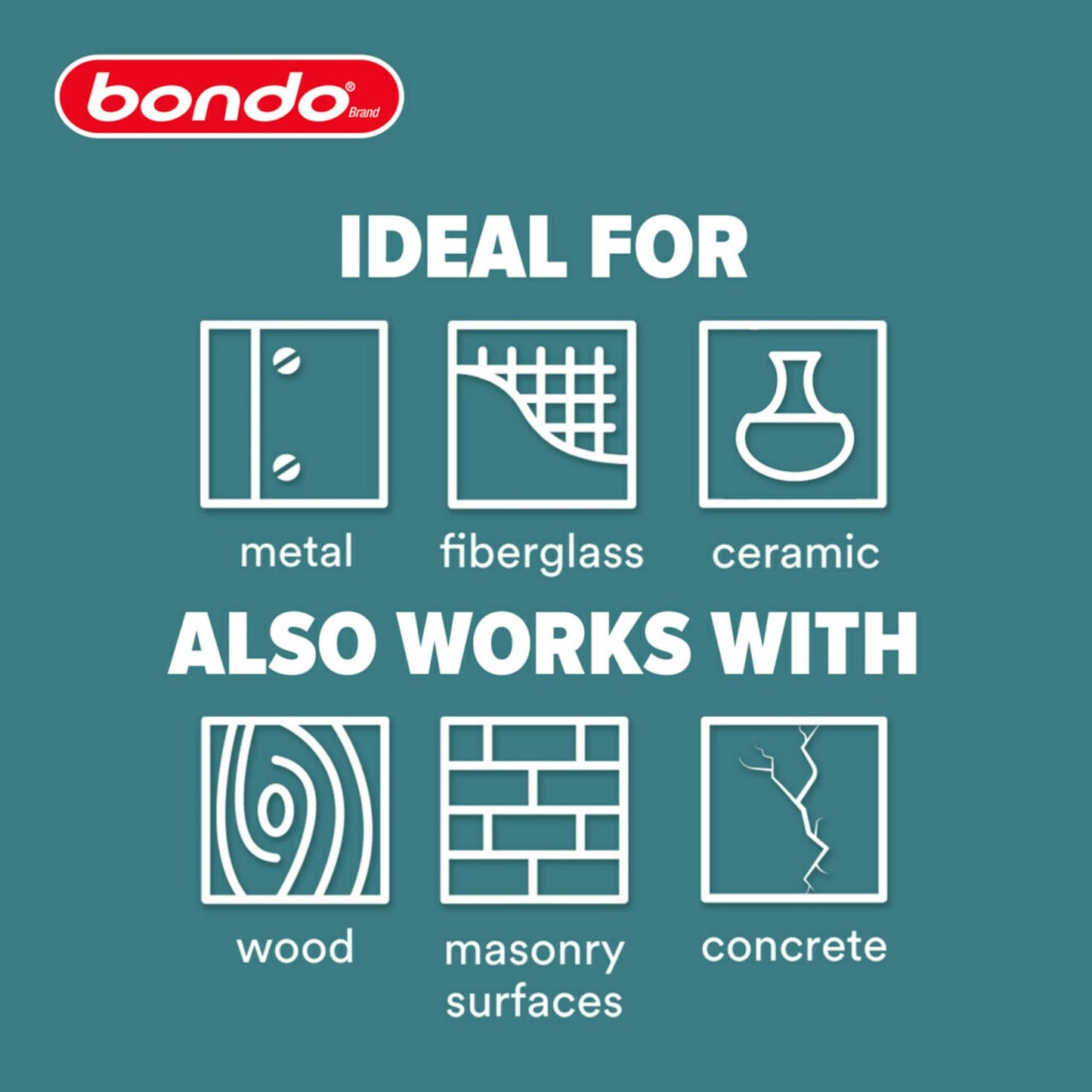 3M Bondo Short Strand Fiberglass Reinforced Filler 1.37 LB (621 g) with Bondo Cream Hardener 0.5 oz (14g), Repair Holes Up To 0.5 IN, Waterproof (SS-PT-ES)